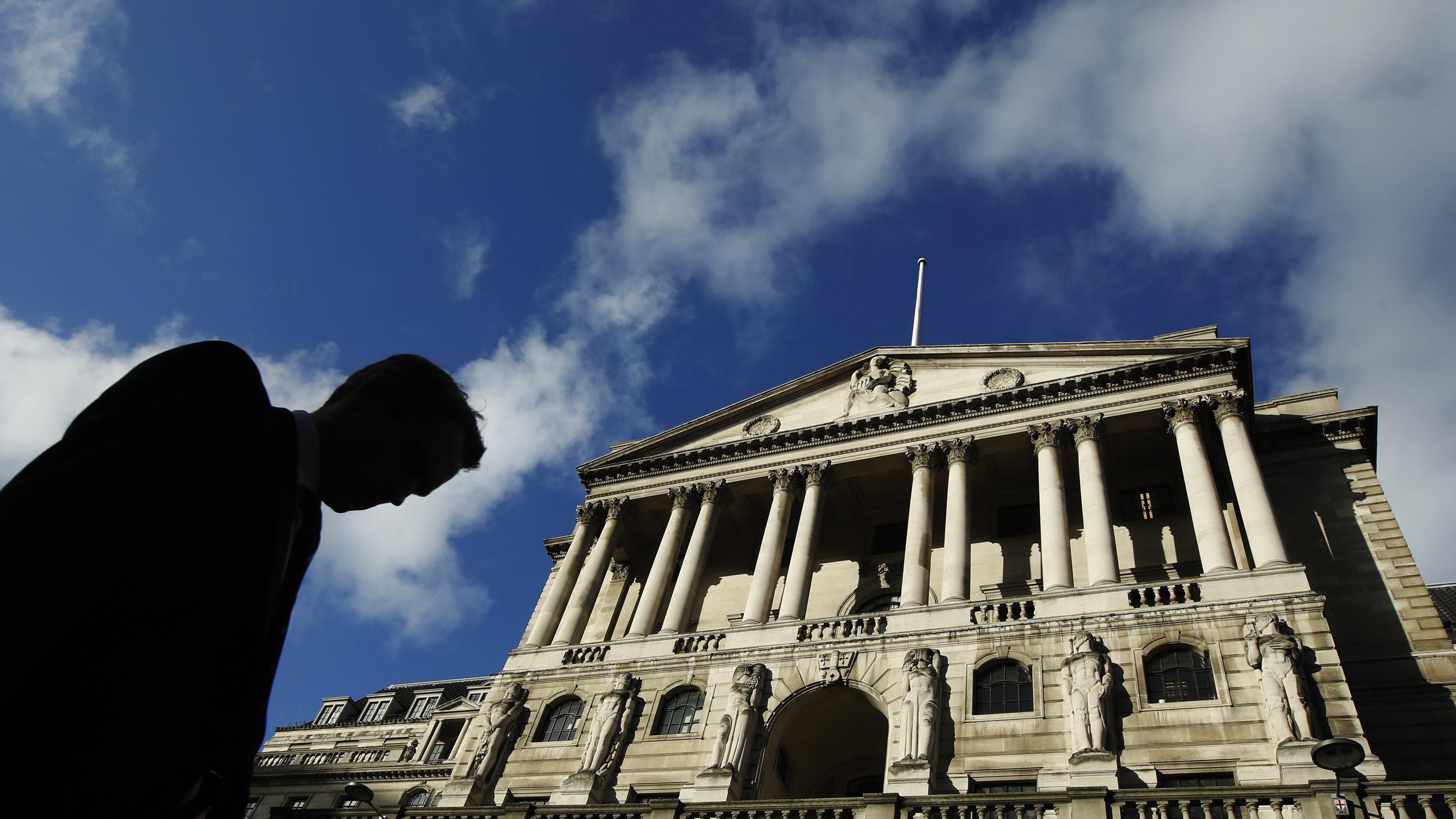 英倫銀行減息0.25厘 符預期