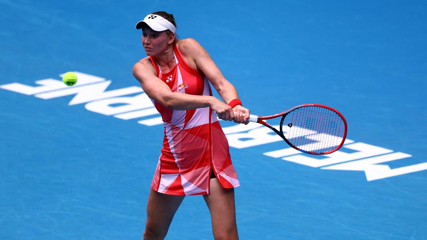 拉芭堅娜在澳網第4圈不敵姬絲。(路透社)