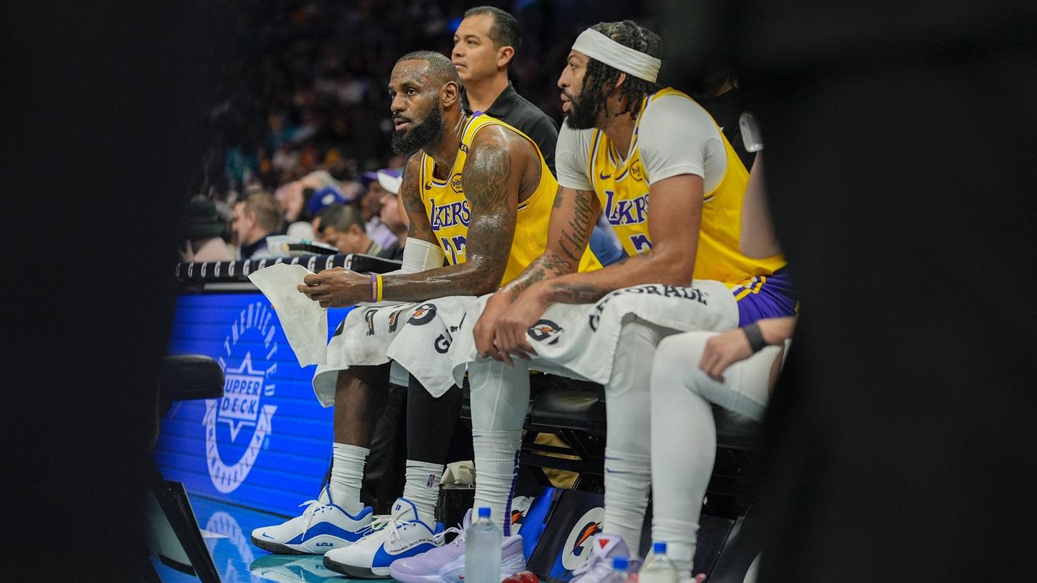 勒邦占士與安東尼戴維斯將在明星賽重聚。(路透社)