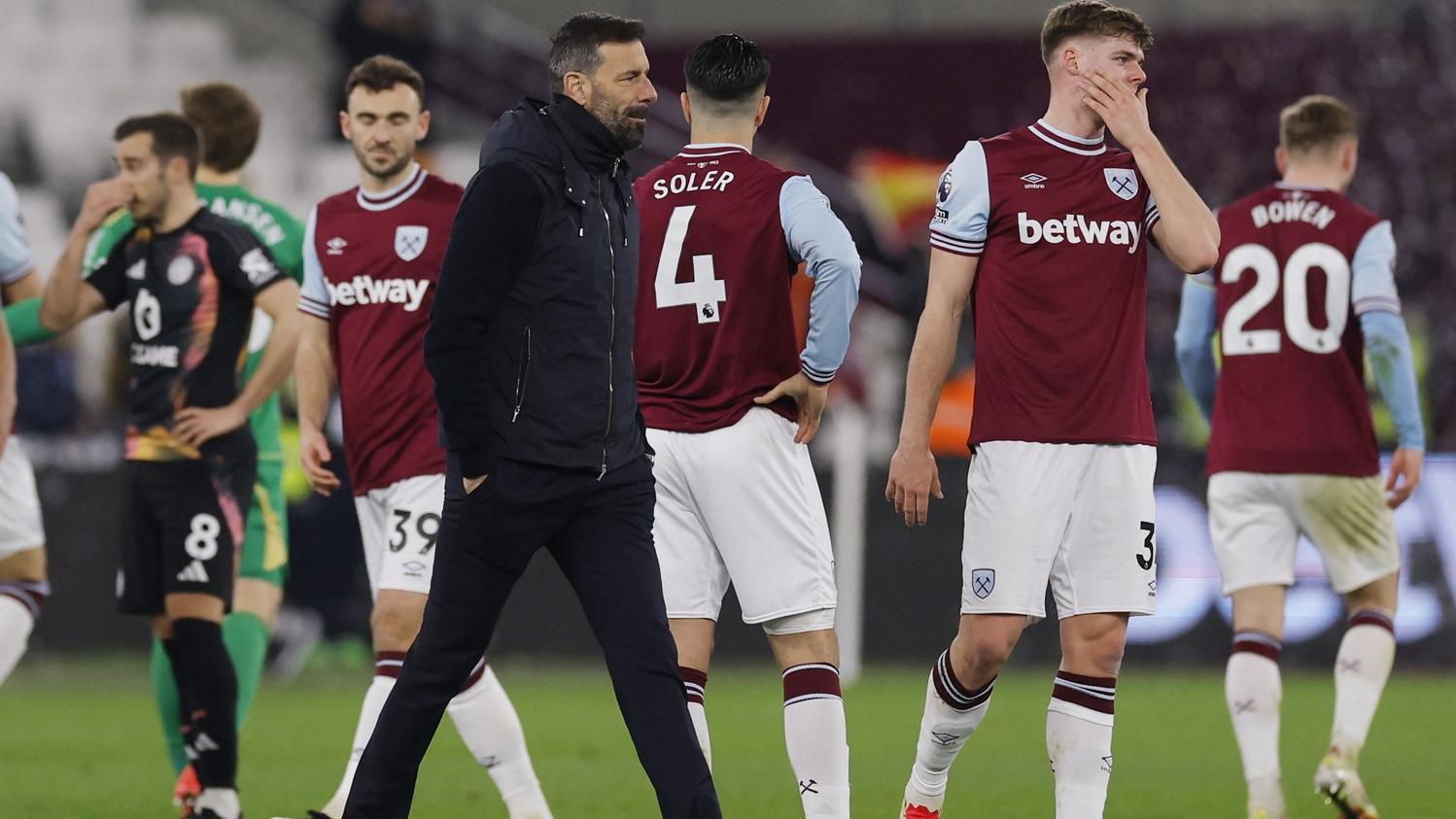 雲尼斯達萊帶領李斯特城不敵韋斯咸。(路透社)