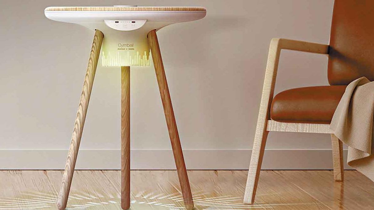 Momax首推多功能咖啡桌 雙顯示磁吸充電音響氣氛燈