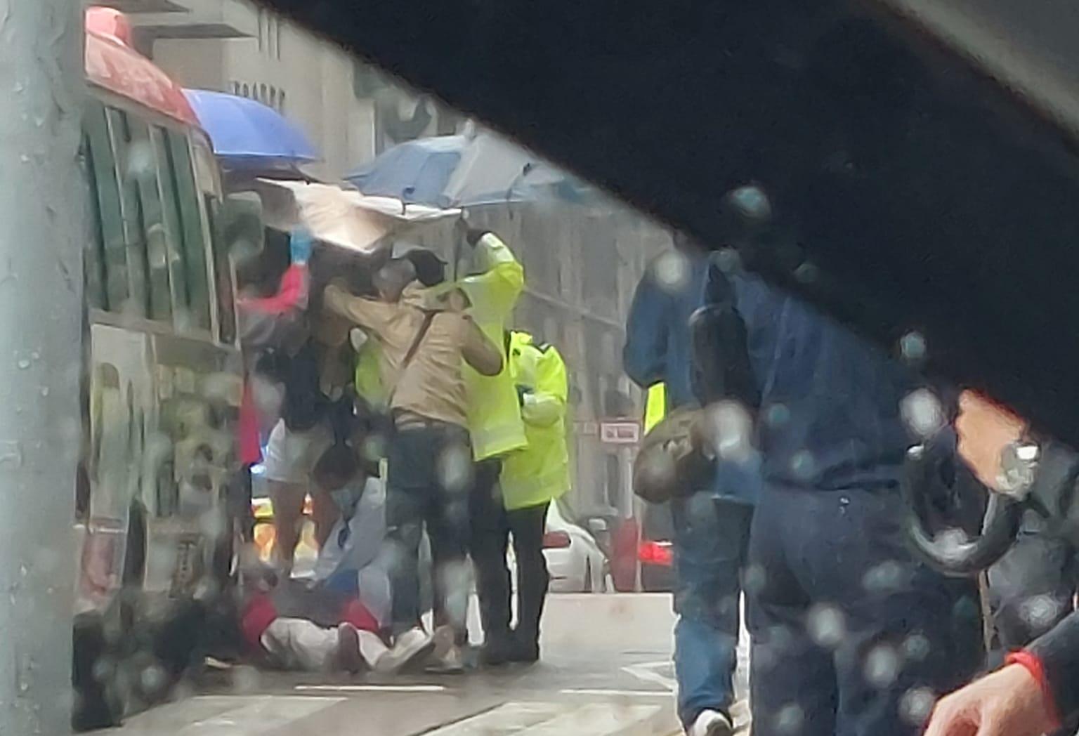 紅磡發生交通意外。（fb「黃埔人•紅磡人•土瓜灣人」圖片）