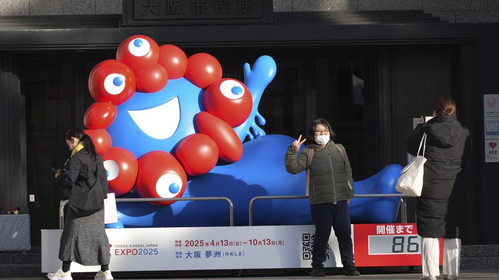 日本大阪世界博覽會即將開幕。(美聯社)