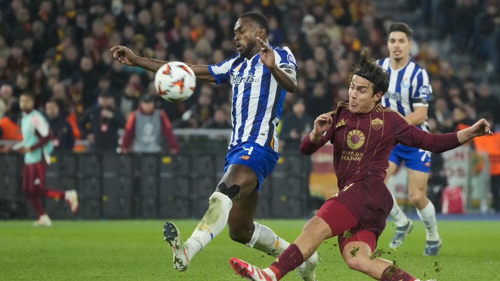 歐霸︱羅馬反勝波圖晉級16強，戴巴拿梅開二度，是羅馬晉級功臣之一。（美聯社）