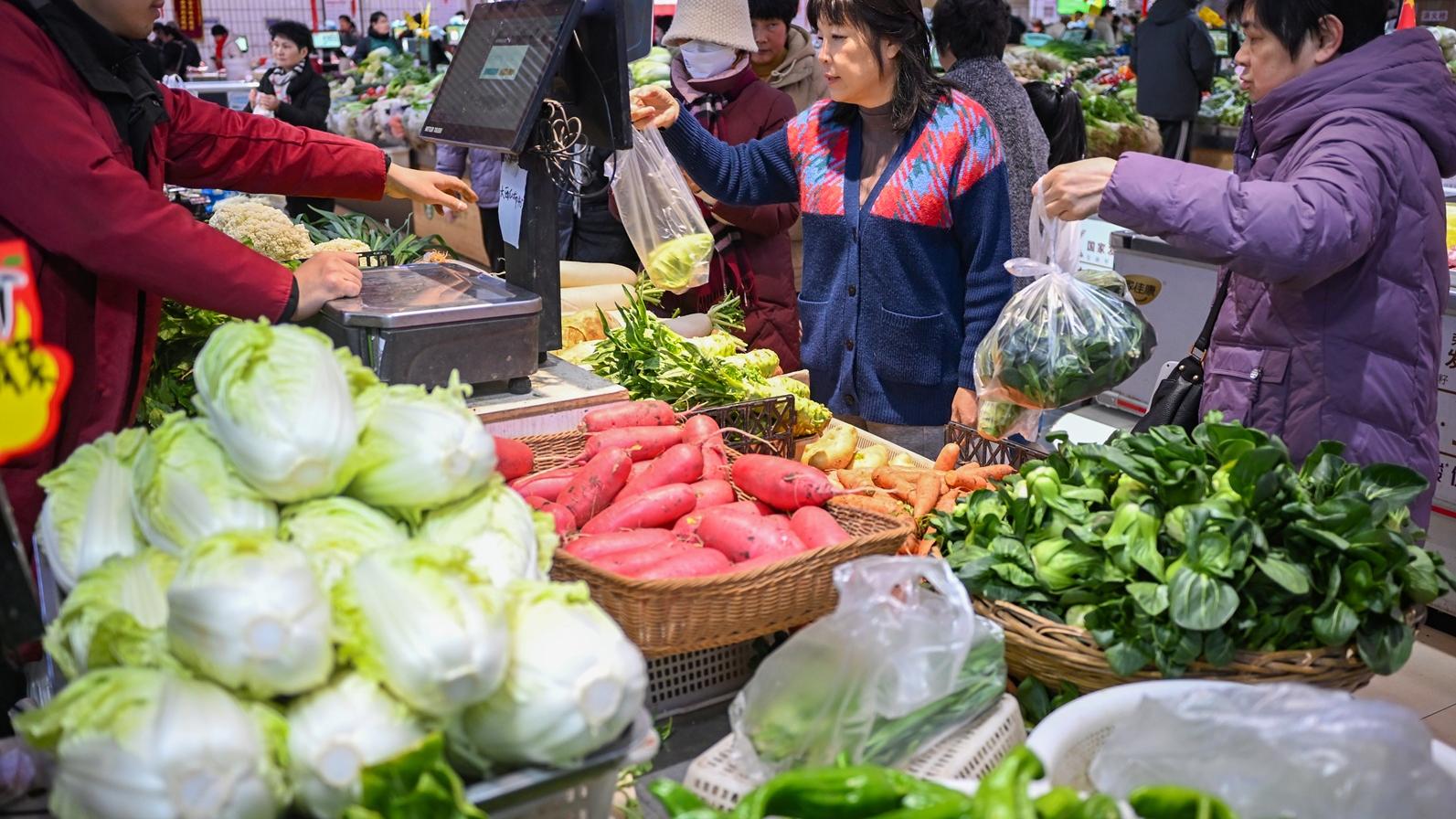 內地上月通脹0.5% 高於預期 涉春節因素