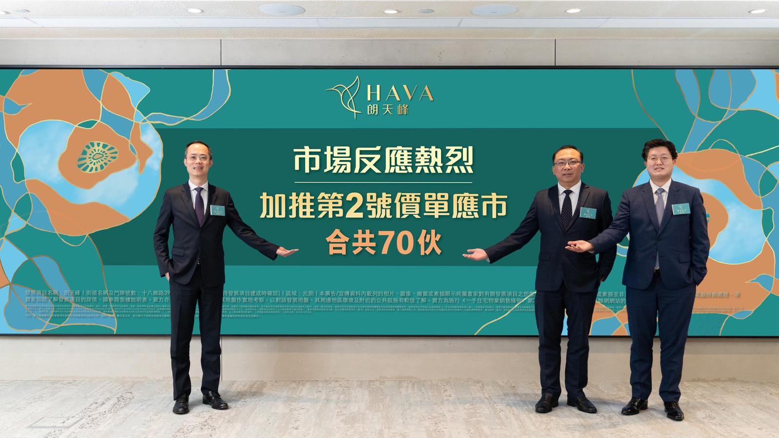 朗天峰原價加推70伙 折實均呎$11376 一房最平284萬｜元朗新盤