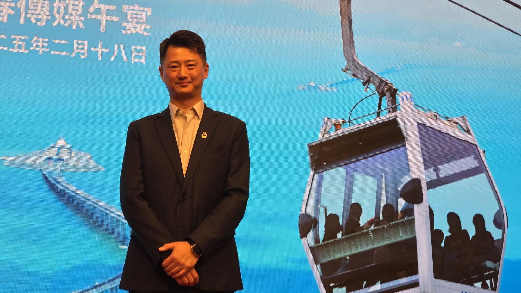 昂坪360董事總經理董沛銓先生。(李朗僑攝)