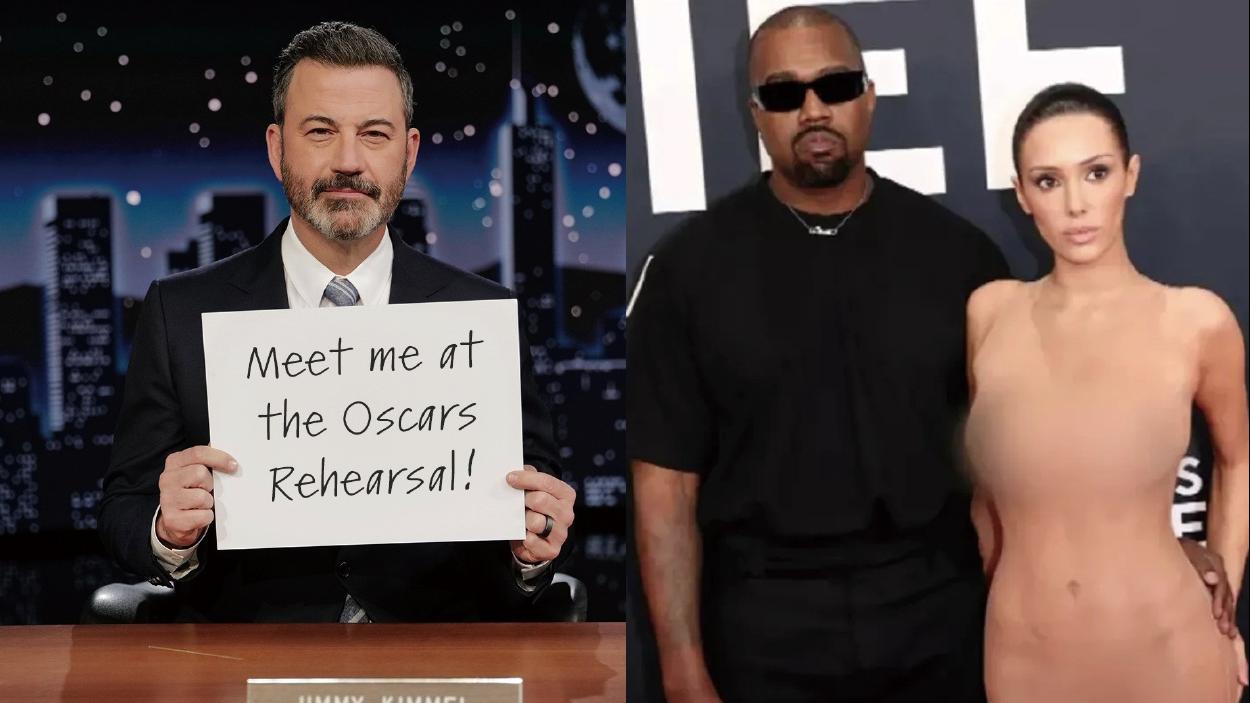 Kanye West偕裸體妻格林美搶風頭 名咀Jimmy Kimmel痛批：老鼠博影相