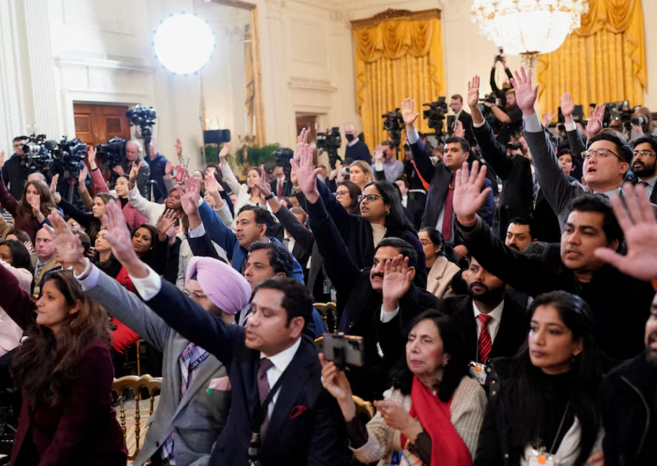 美聯社、路透社、彭博社在事發後發出聯合聲明表示，他們長期以來都參與美國總統的相關報道，讓美國及全球公眾獲取資訊，白宮的限制措施將損害訊息傳播，呼籲尊重新聞自由。(路透社資料圖片)