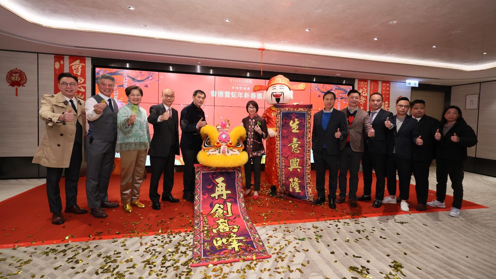 會德豐地產今年速沽百伙 舉辦新春團拜與代理金蛇迎春慶新歲
