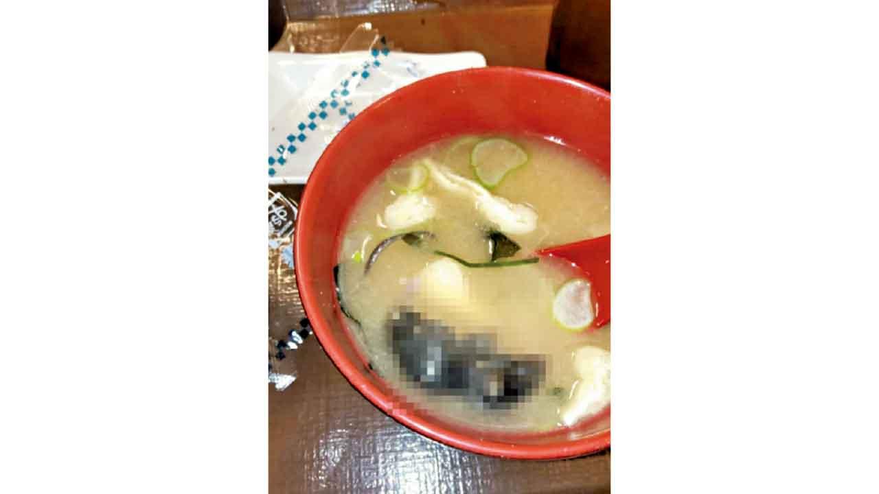 公司事隔兩月終道歉 日本SUKIYA驚現「死老鼠味噌湯」