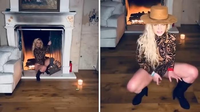 Britney Spears播舊愛歌曲跳入火爐