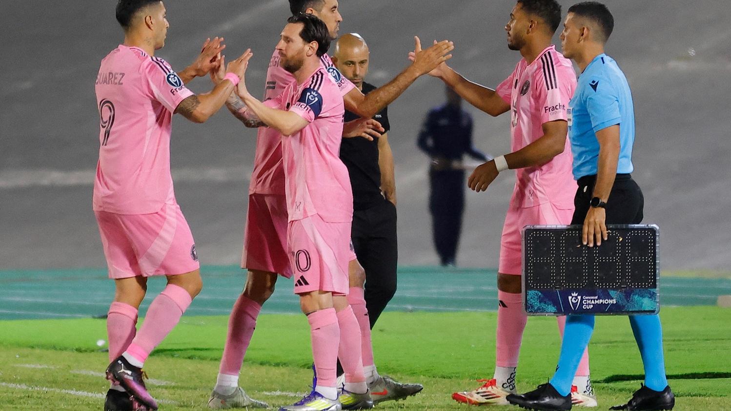 美斯休戰多時再為國際邁亞密披甲。(路透社)