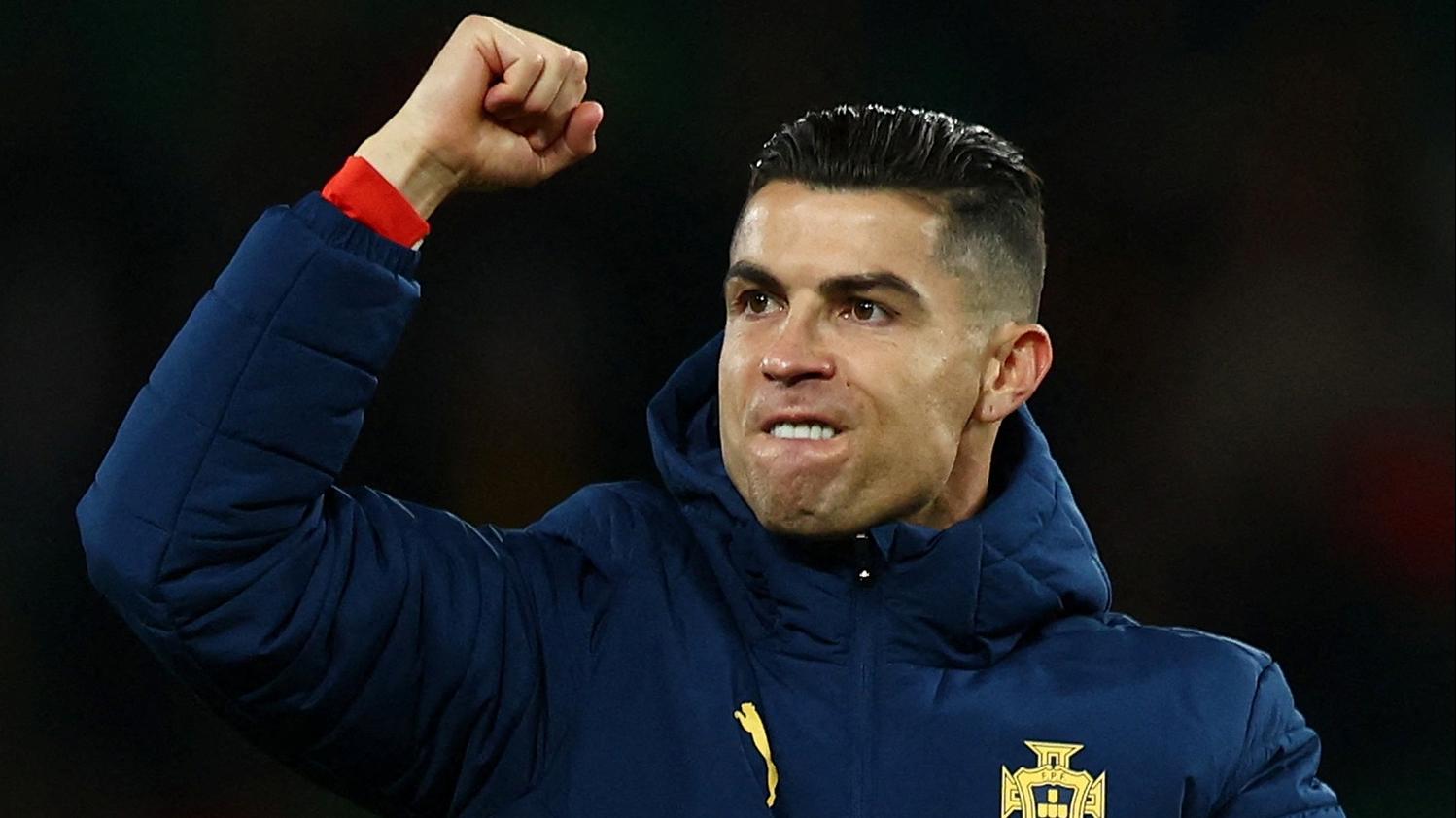 C朗上半場射失12碼，下半場攻入一球，帶領葡萄牙在加時反勝丹麥晉級。(路透社)