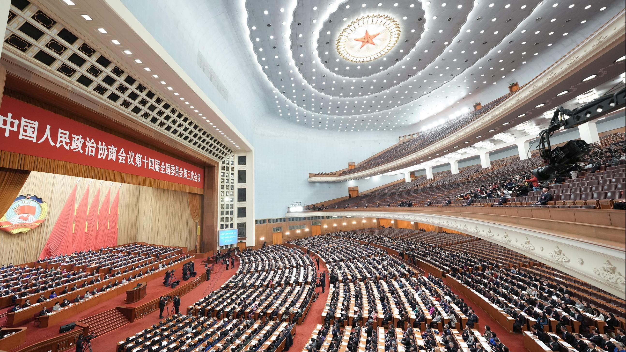 香港特別行政區要學習兩會精神。(新華社)