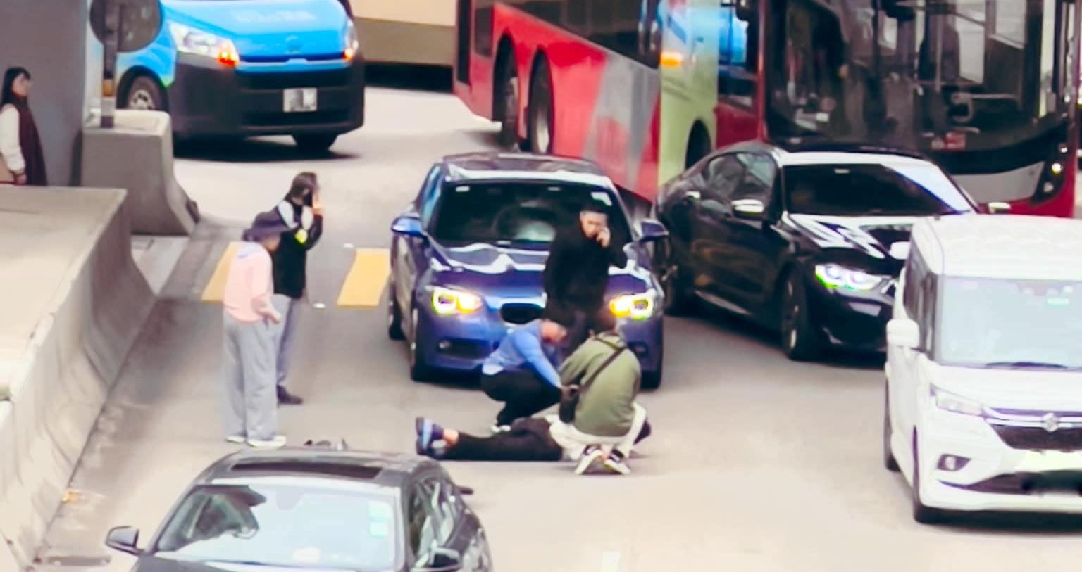 屯門發生車禍。（fb「屯門公路塞車關注組」圖片）