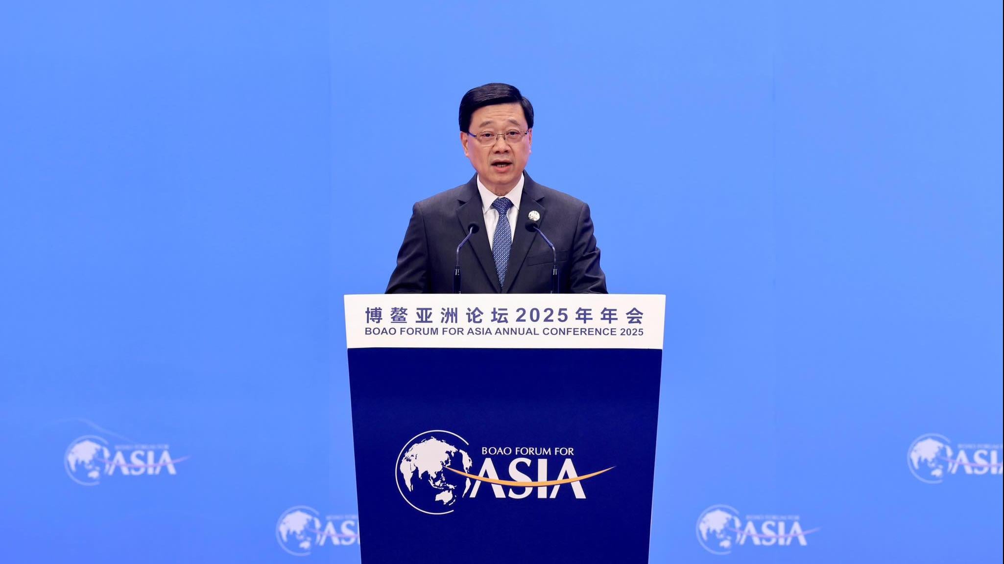 李家超出席博鰲亞洲論壇介紹香港發展　