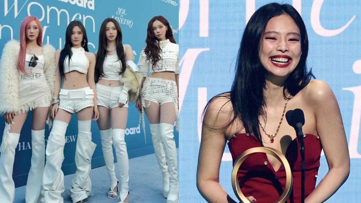 Billboard Women︱aespa獲年度最佳團體獎 Jennie成為全球關注女藝人
