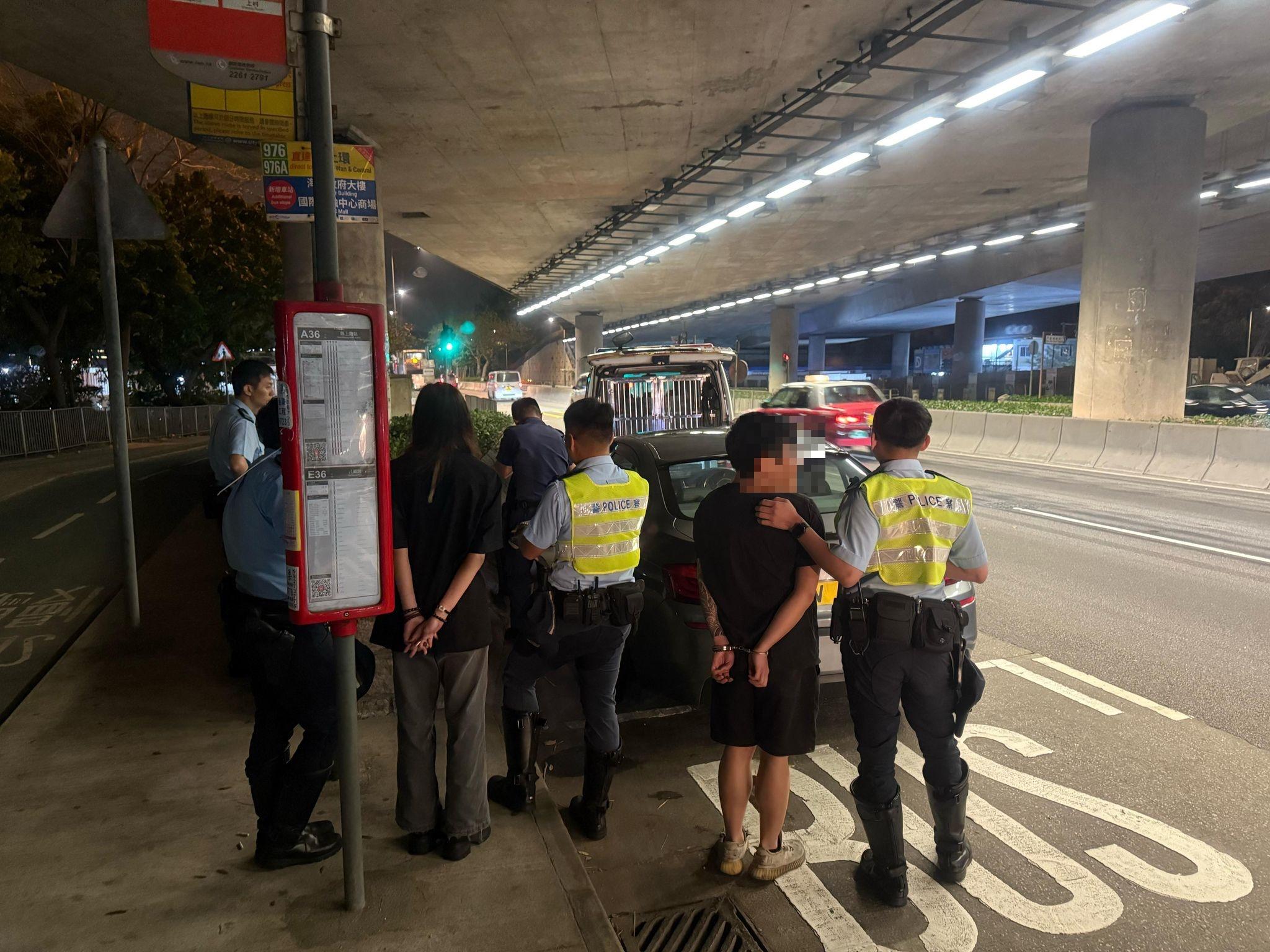 警新界北打擊酒駕毒駕，3日拘9人檢多款毒品。(警方圖片)