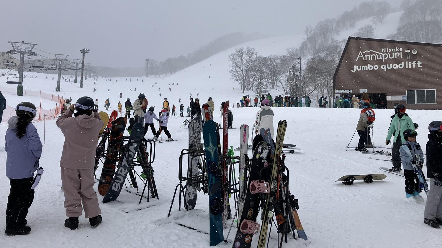 北海道二世古的滑雪場。(網上圖片)