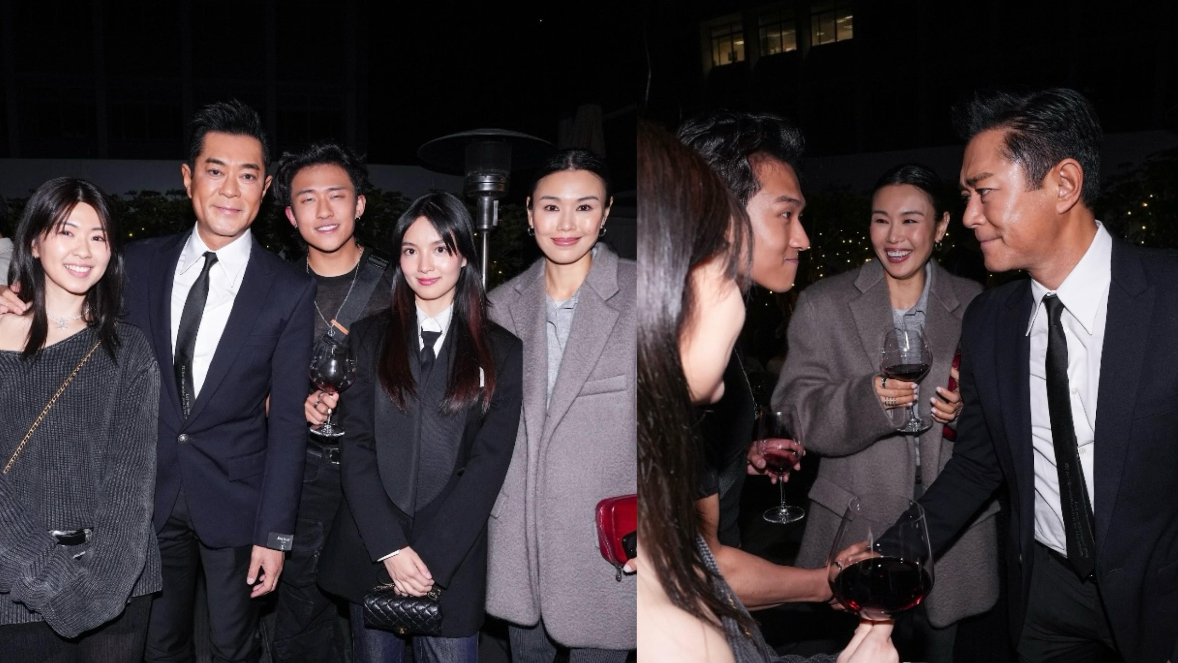 古天樂現身寰亞電影Party成「打卡點」劉沛蘅醒目搵機會識導演