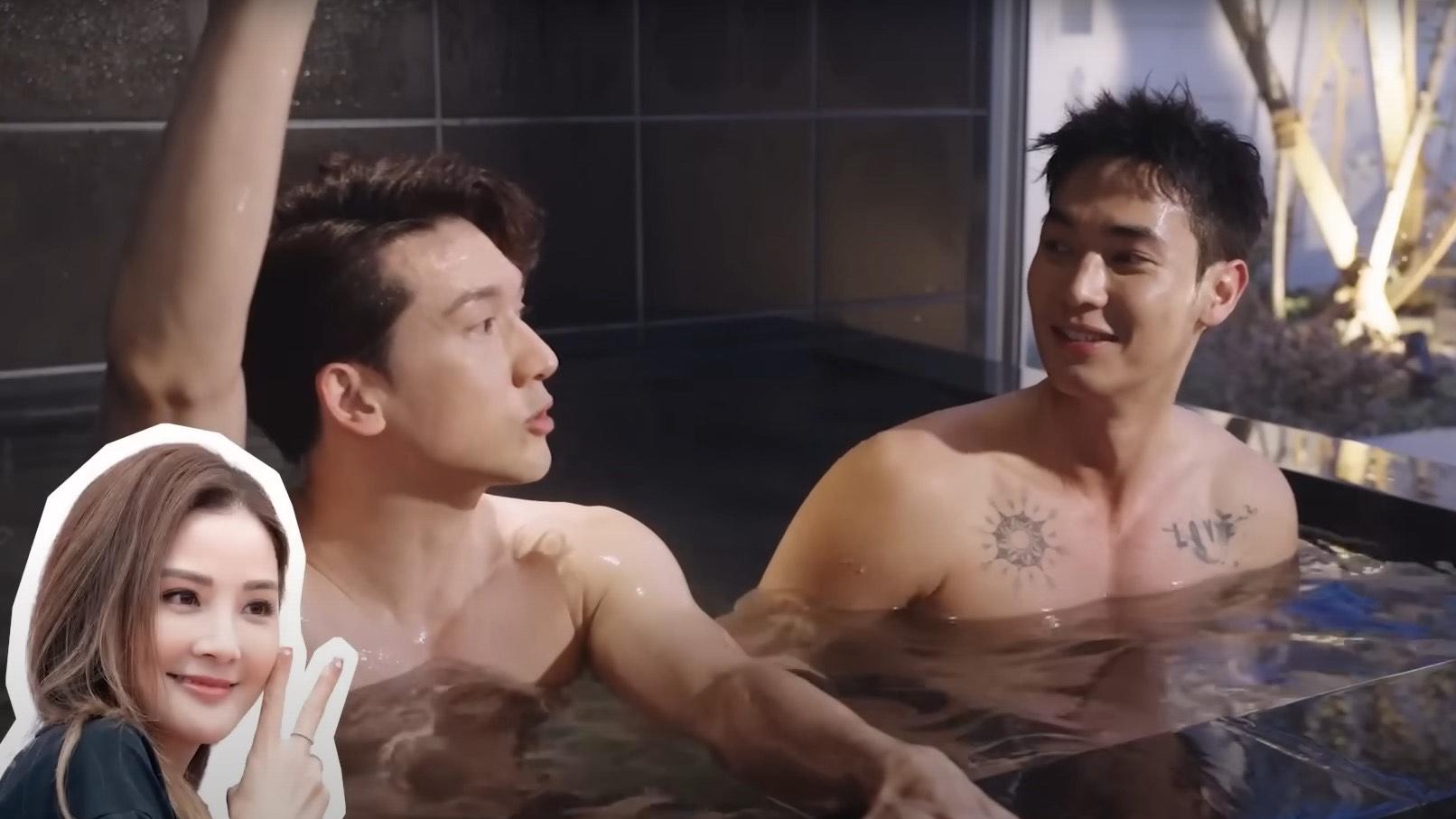 孖楊天宇爆肌浸溫泉 關智斌被爆七層樓揸手
