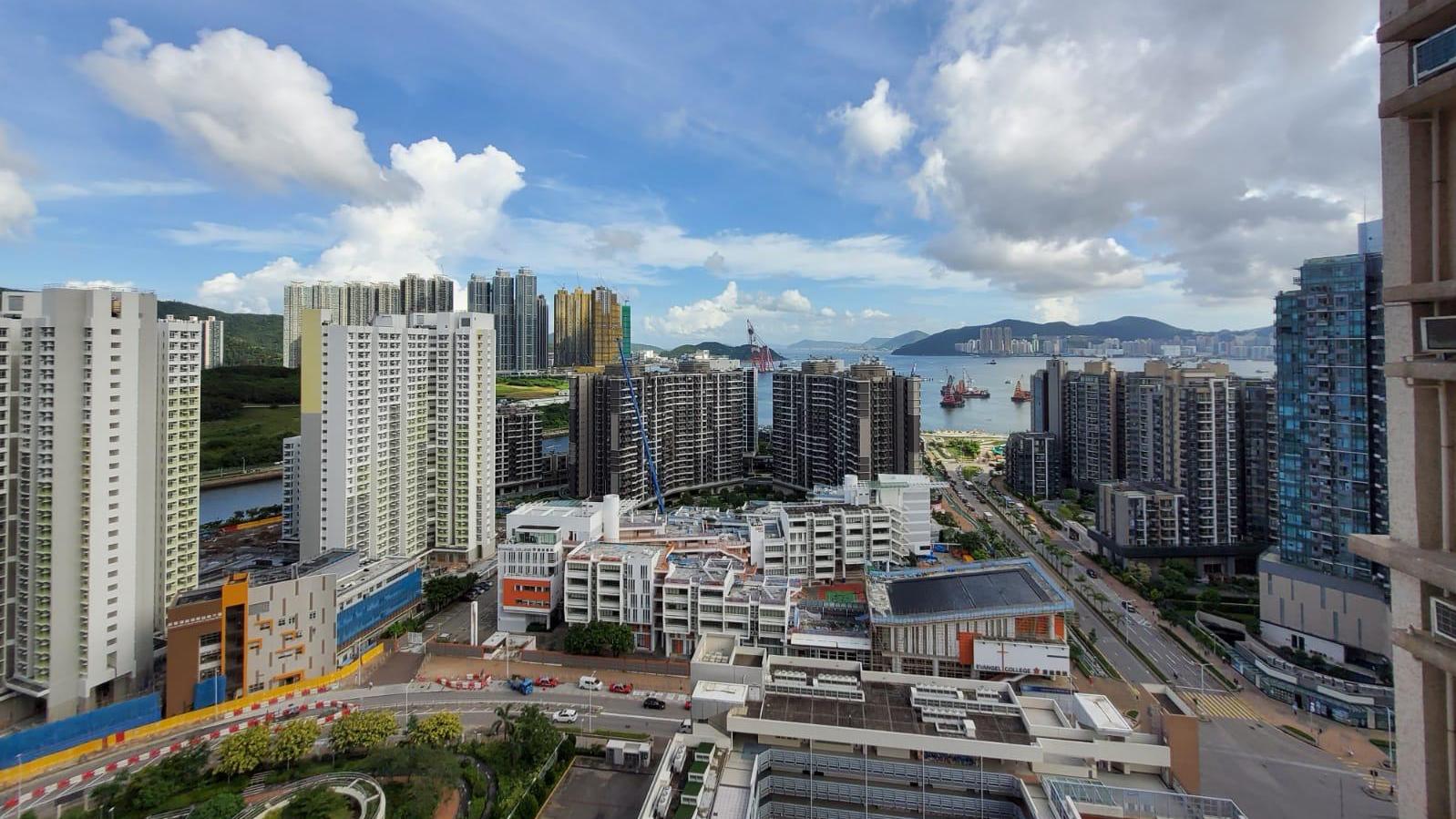 單位向南，景觀享開揚市景及遠海景，屬屋苑優質盤。(代理提供)