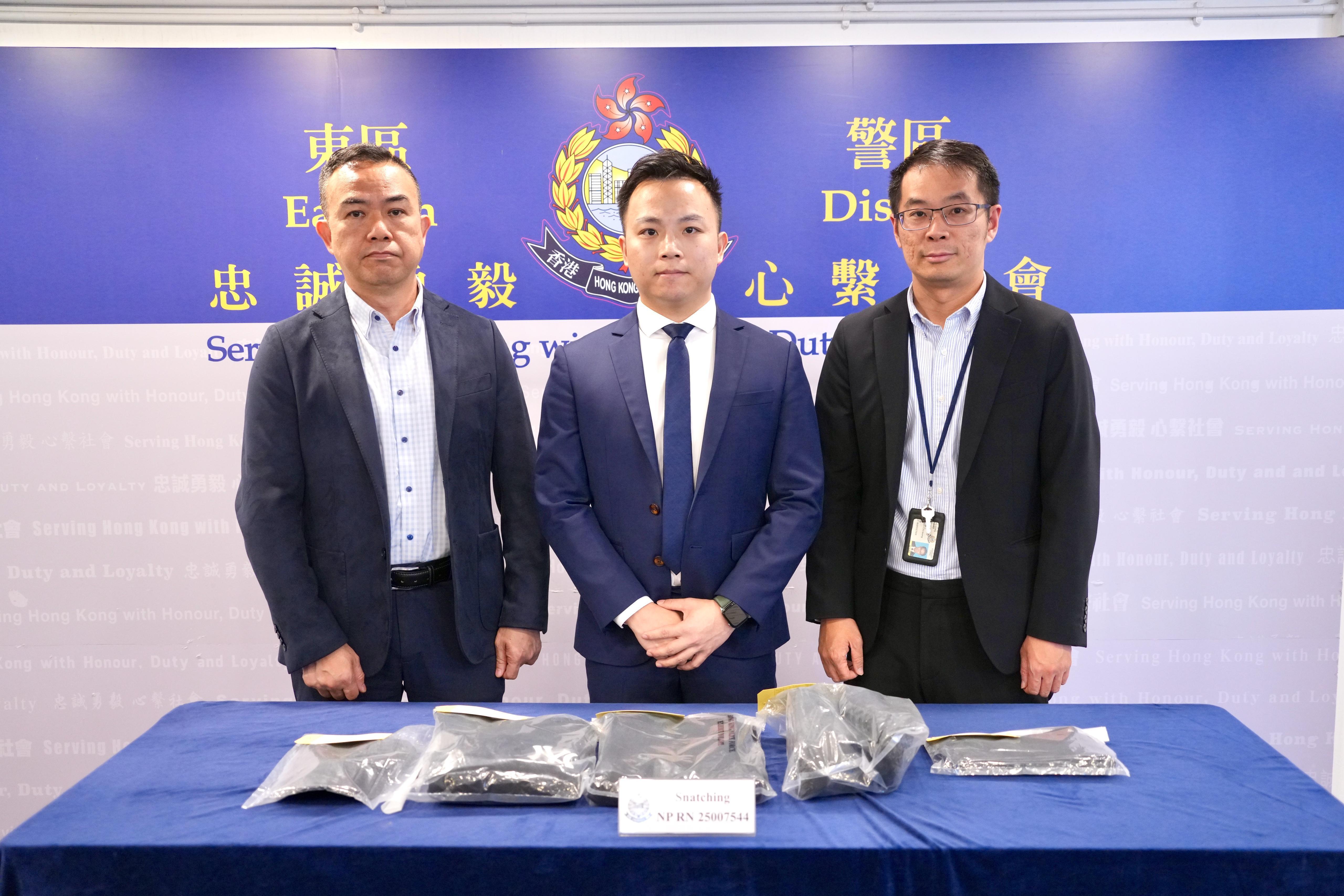 北角女子險被搶手袋，41歲財困男被捕。