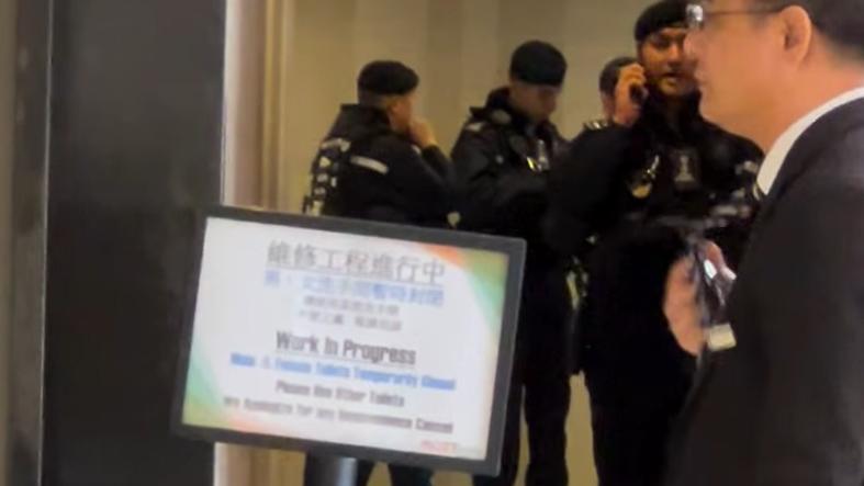 馬鞍山發生有人懷疑持刀事件。（fb「馬鞍山之友 2.0」圖片）