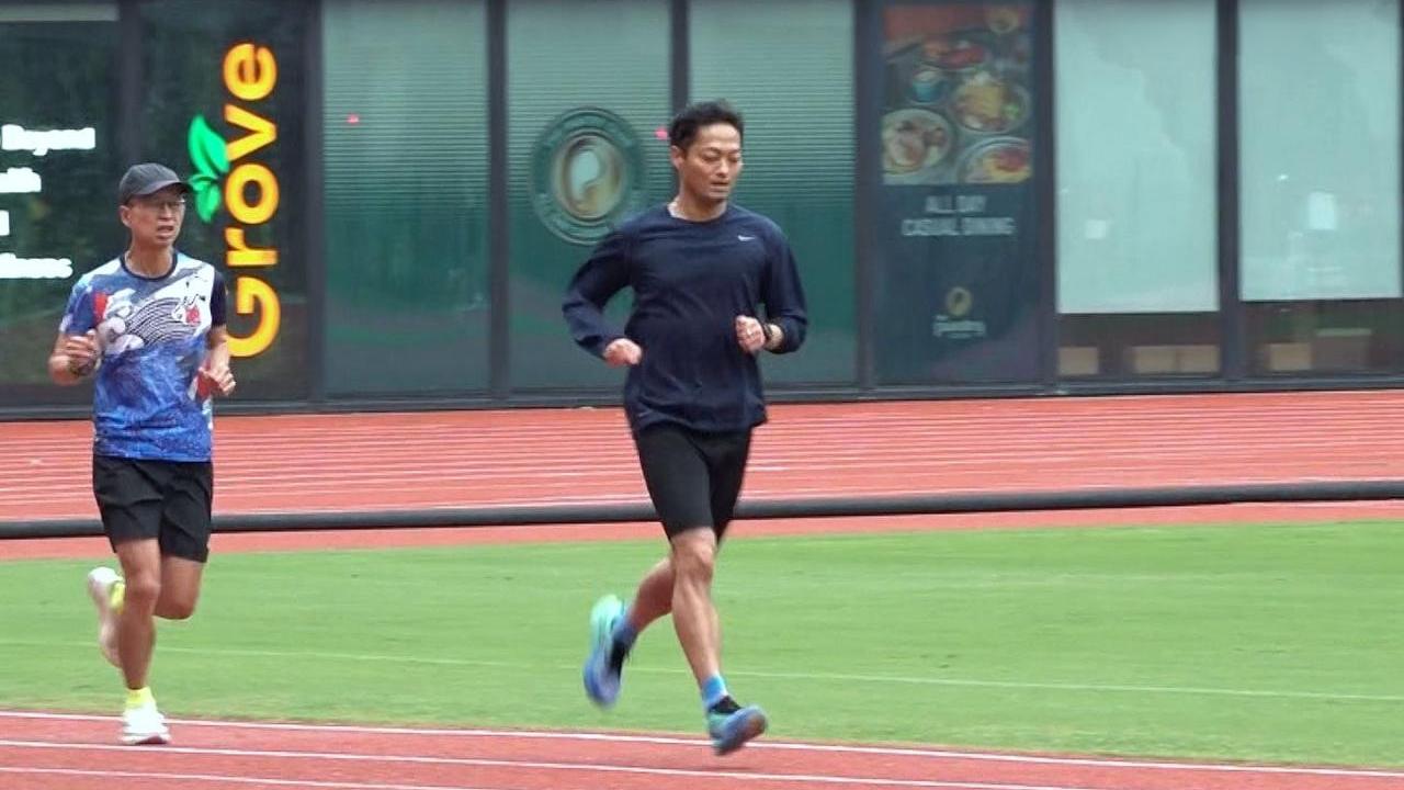 有市民形容跑步設施及跑道「很順」，早上跑步人數不多，感覺舒服，無擠迫情況。（香港電台）