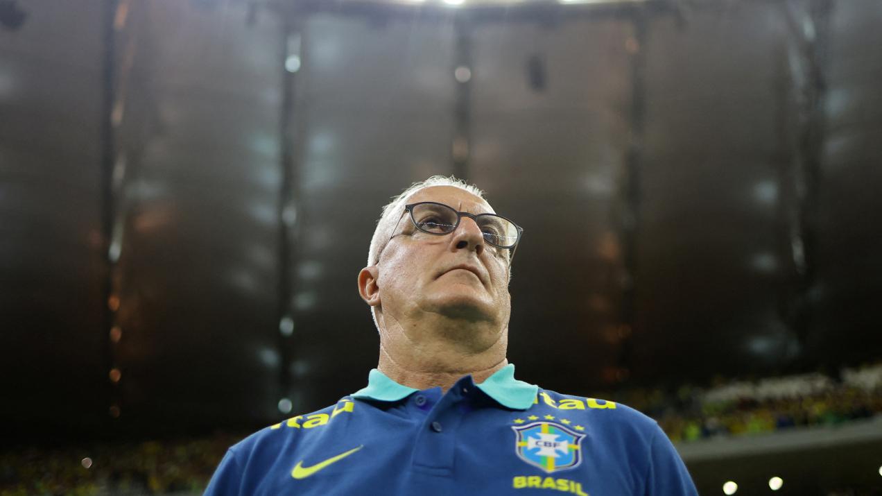 巴西足總宣布解僱國家隊教練杜利華。（路透社資料圖片）