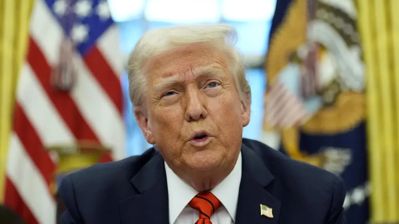 美國總統特朗普。（資料照／美聯社）