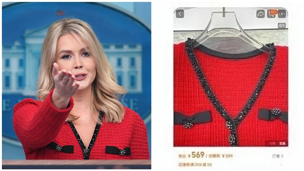 白宮女發言人穿中國製衣服，中外交官揭淘寶有售反被批缺知識產權。