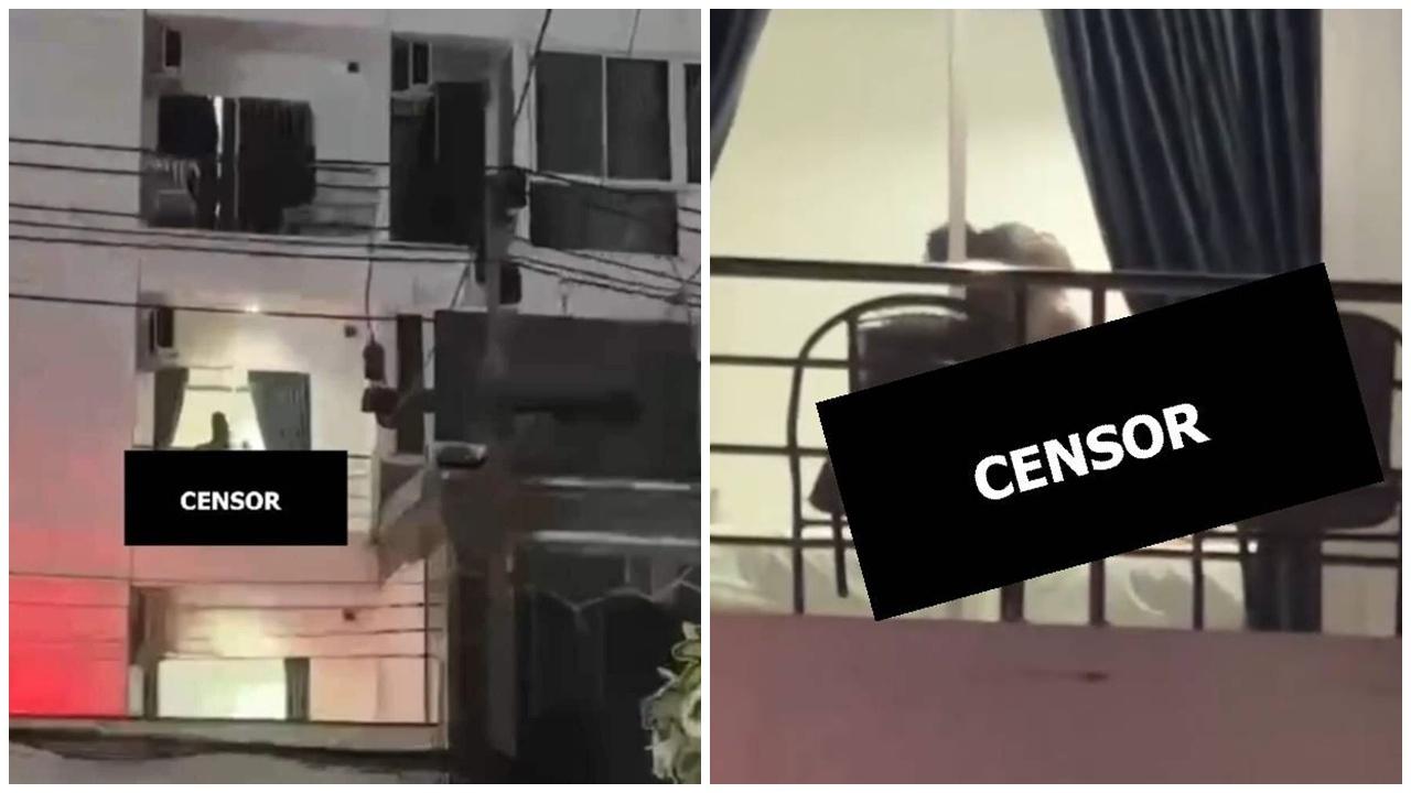 情侶遊客連續4晚窗邊激戰，叫聲擾民忍無可忍報警。(X)