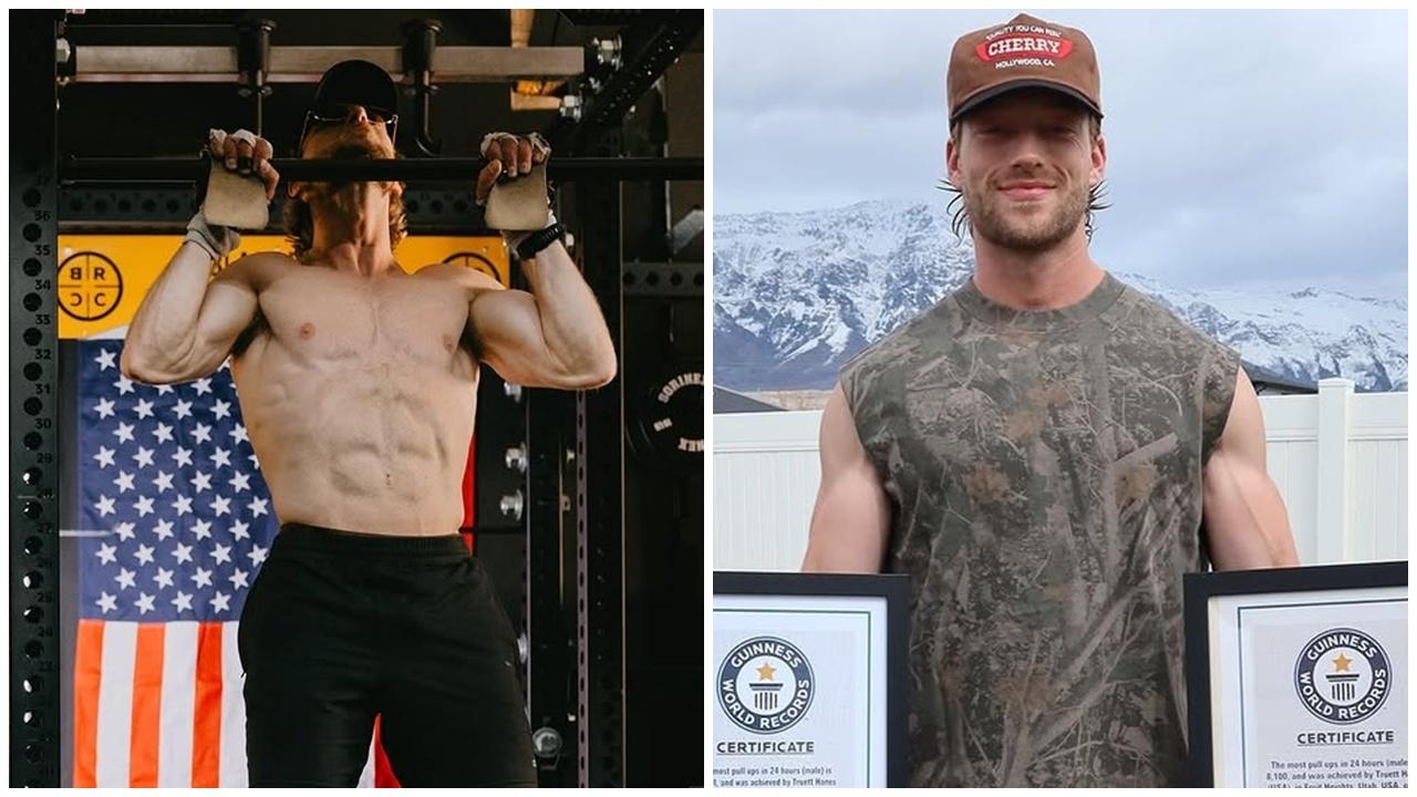 男子24小時做逾1萬次引體上升，重奪健力士世界紀錄頭銜。(IG)