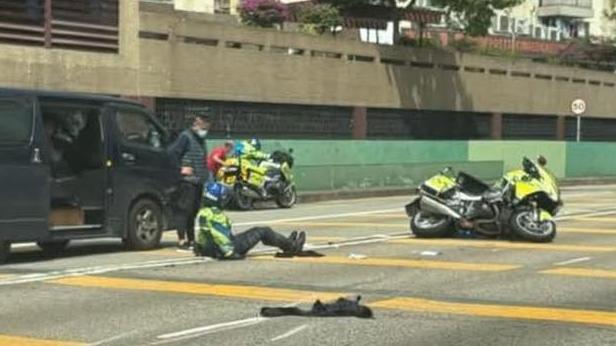 美孚葵涌道發生車禍。（網上圖片）