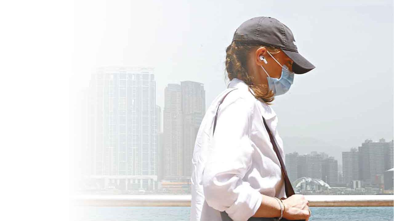 昨傍晚大部分地區空氣質素指數曾爆錶 天文台料周三好轉