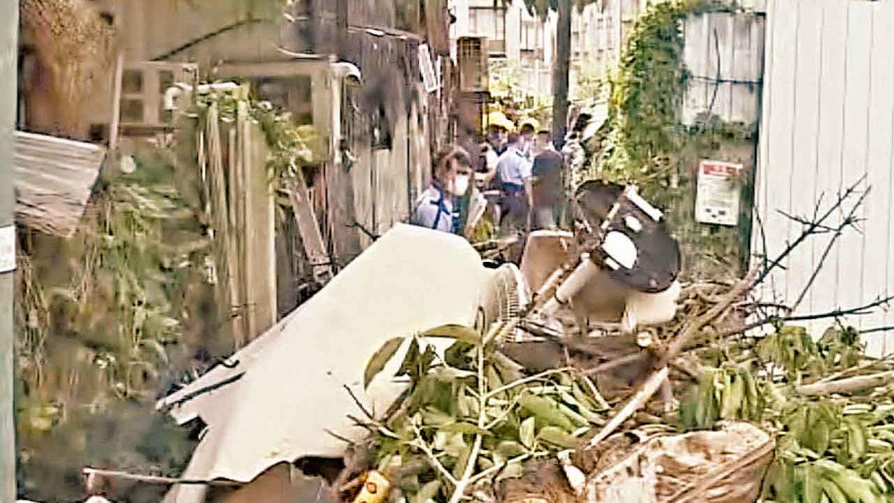 疑與年初一火警有關 元朗一鐵皮屋現焦屍