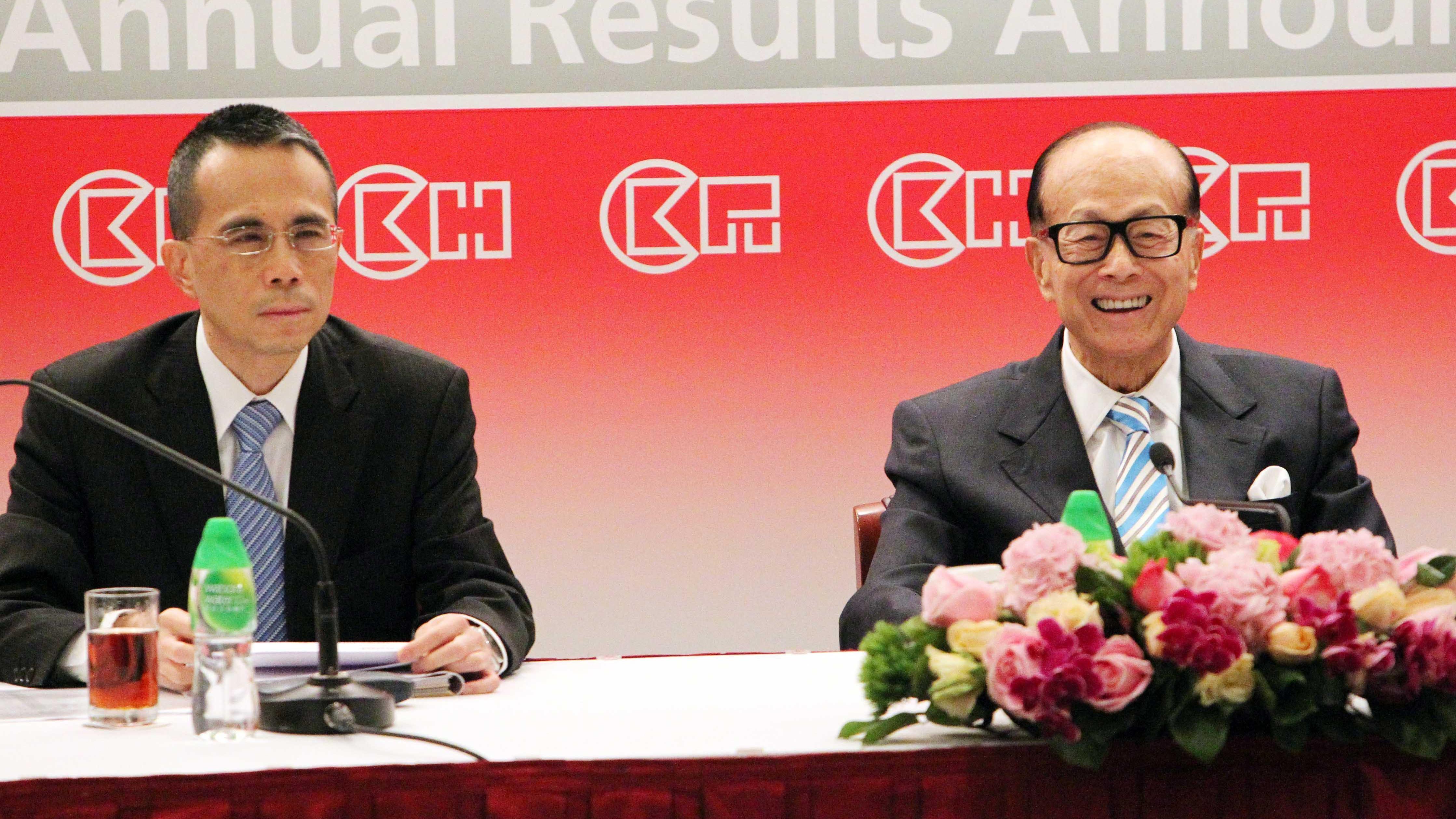 長和創辦李嘉誠和李澤鉅