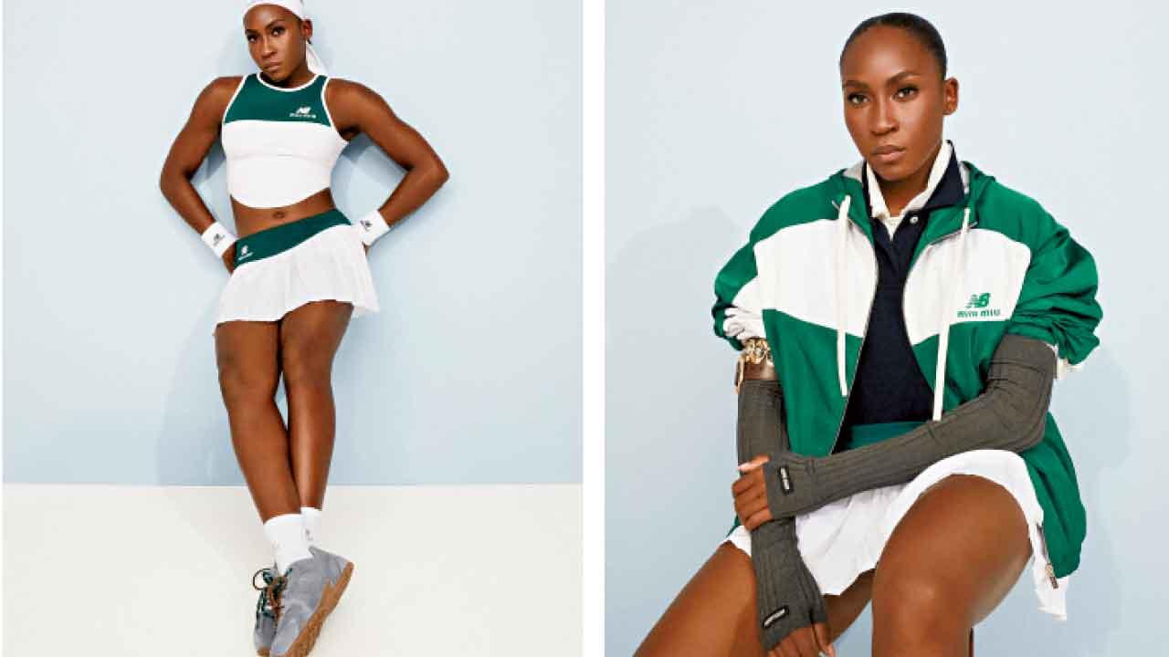 New Balance X Miu Miu 與美國網球冠軍 Coco Gauff聯名