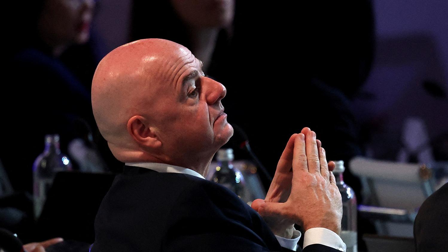 國際足協會長恩芬天奴。(路透社)