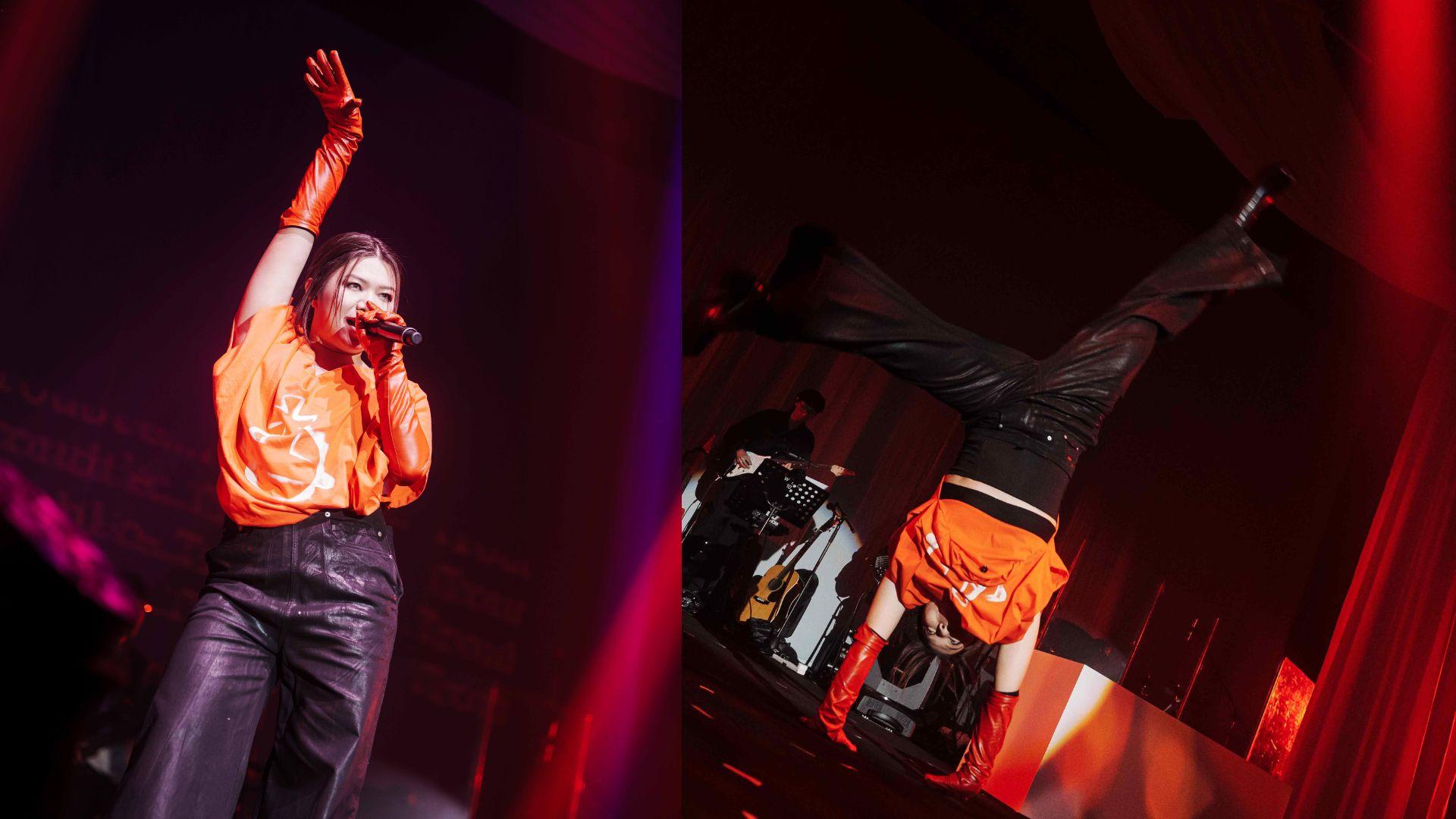 鄧小巧久違6年再辦個人音樂會 施展渾身解數打側手翻