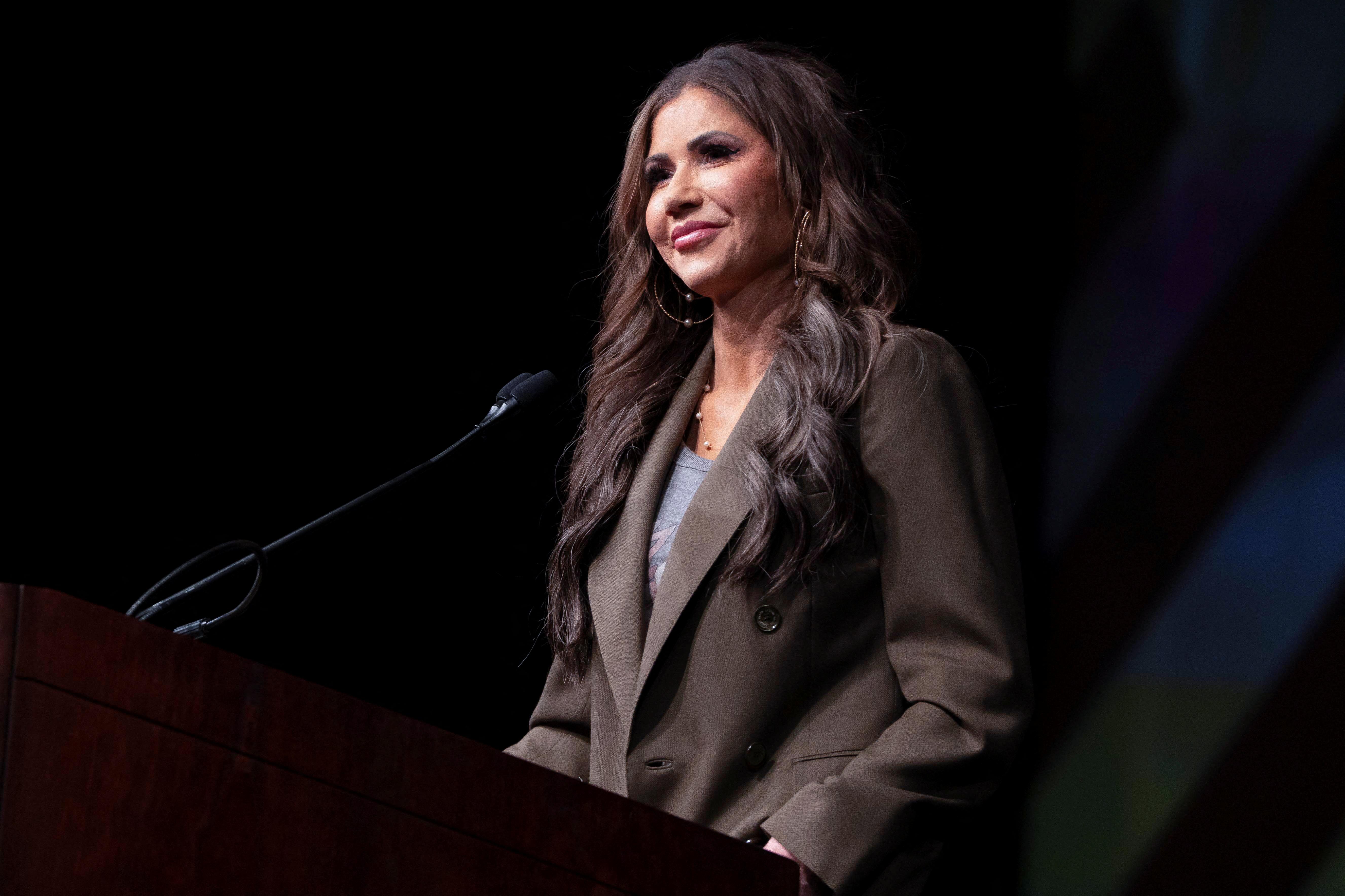 美國國土安全部長諾姆(Kristi Noem) (路透社資料圖片)