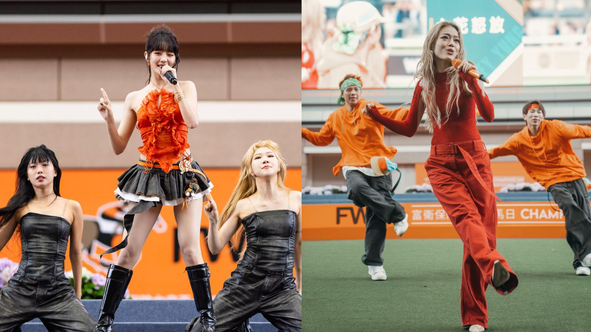 (G)I-DLE成員MINNIE沙田馬場勁歌熱舞 容祖兒談阿Sa翻撻石恆聰