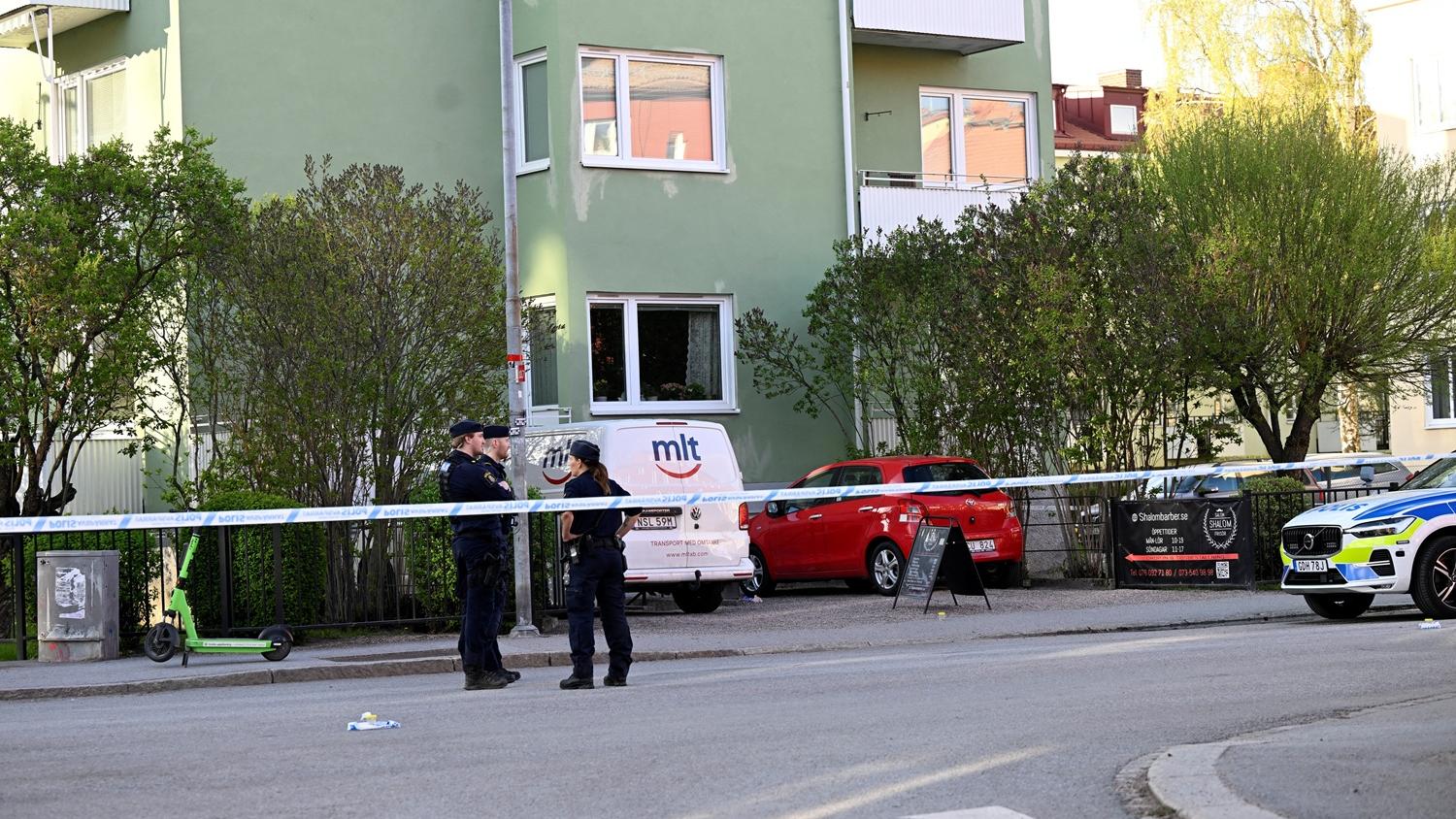 瑞典一名未成年少年因涉及槍擊案被捕。(路透社)