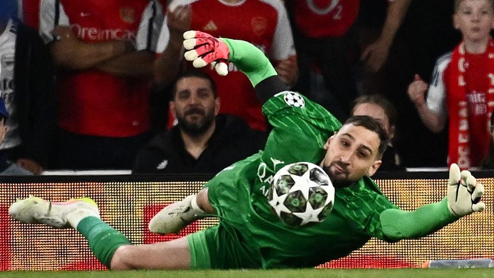 當拿隆馬力保不失，令巴黎聖日耳門作客1:0擊敗阿仙奴。(路透社)