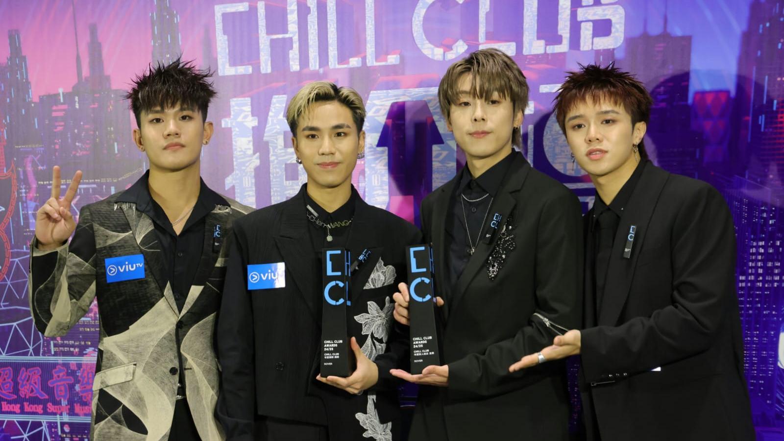 ROVER出道一年即獲樂隊獎 自覺不好意思