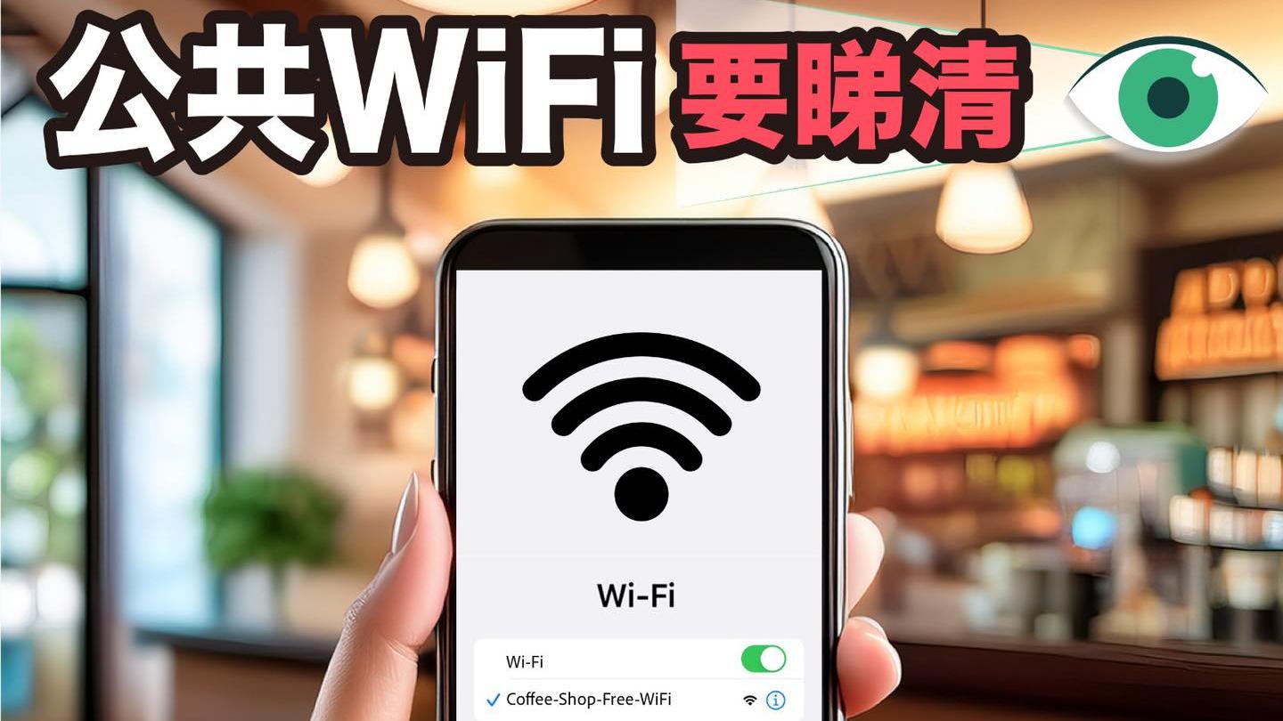 免費WiFi要睇清，黑客隨時窺探手機資料。