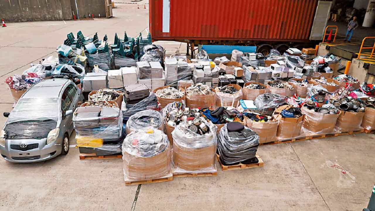 海關破涉利用遠洋船走私 檢雪櫃烤箱廚具 約值1千萬貨