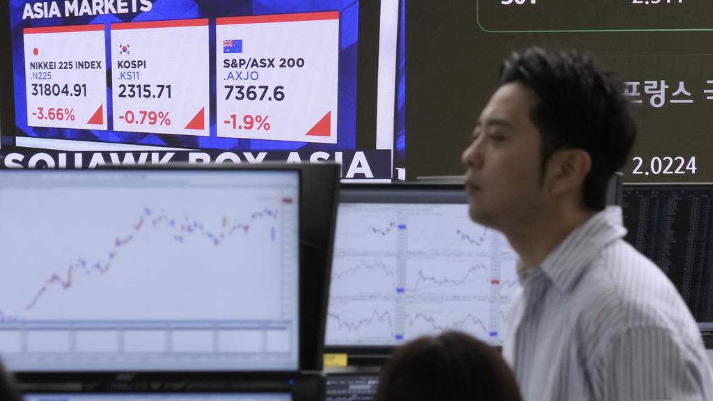 特朗普關稅戰｜對等關稅今生效  亞太股市再跌日經曾插4%(AP)